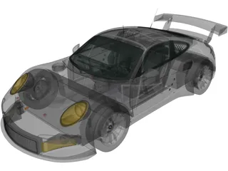 Porsche 911 [991] RSR (2013) 3D Model