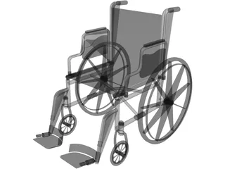 Wheelchair 3D Model