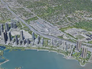 Etobicoke, Toronto, ON, Canada (2019) 3D Model