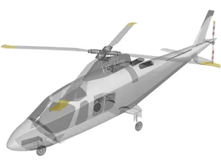 AgustaWestland AW109 3D Model