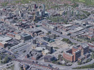 Leeds City, UK (2019) 3D Model