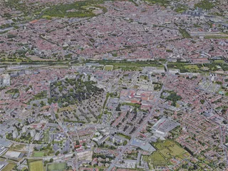 Lille City, France (2019) 3D Model