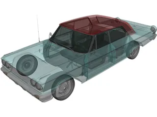 Ford Galaxie 500 (1963) 3D Model