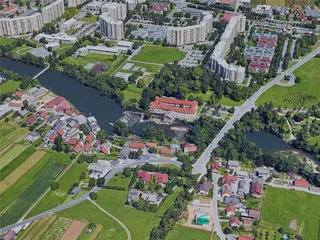 Ljubljana City, Slovenia (2019) 3D Model