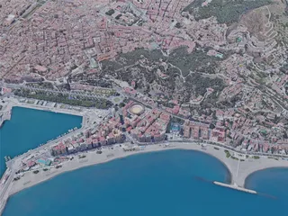 Malaga City, Spain (2019) 3D Model