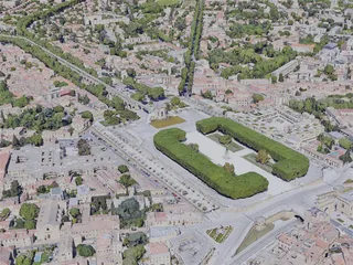 Montpellier City, France (2019) 3D Model