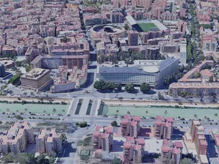 Murcia City, Spain (2019) 3D Model