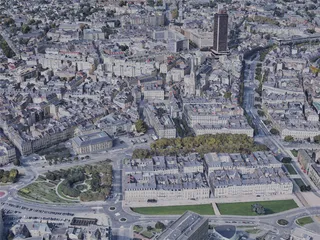 Nantes City, France (2019) 3D Model