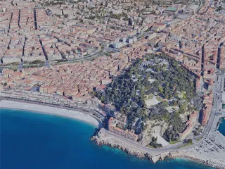 Nice City, France (2019) 3D Model