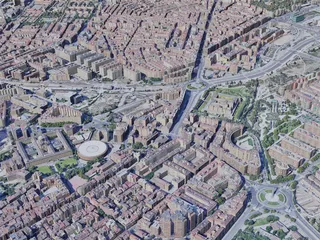 Zaragoza City, Spain (2019) 3D Model