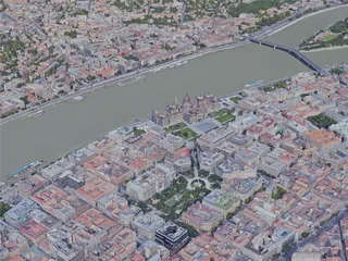Budapest City, Hungary (2019) 3D Model