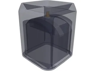 Gas Bottle 3D Model