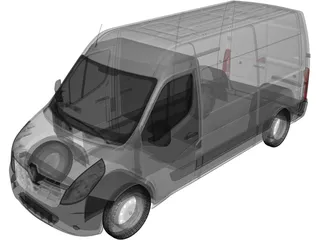 Renault Master (2017) 3D Model