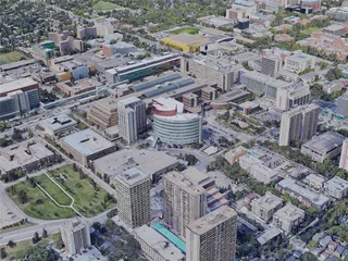 Edmonton City, AB, Canada (2019) 3D Model
