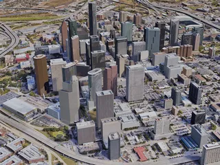 Houston City, TX, USA (2019) 3D Model