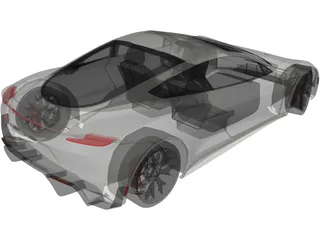 Tesla Roadster (2020) 3D Model