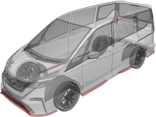 Nissan Serena Nismo (2016) 3D Model