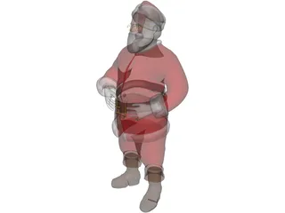 Santa Claus 3D Model