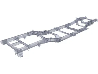 Chevrolet Silverado Frame (2005) 3D Model