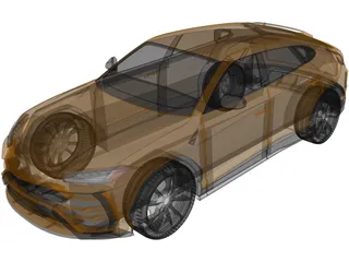 Lamborghini Urus (2019) 3D Model