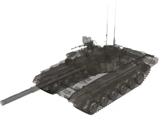 T-90 3D Model