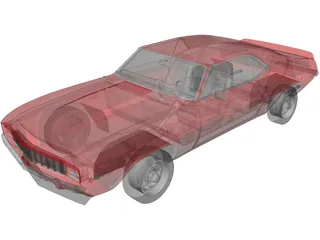 Chevrolet Camaro Z28 Cabrio (1969) 3D Model