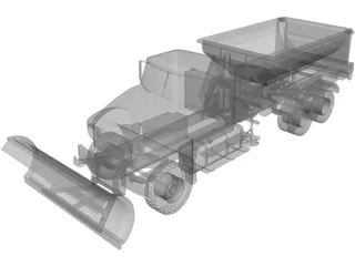 Snow Plow 3D Model