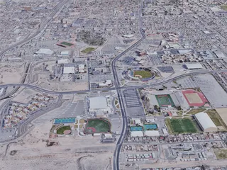 Albuquerque City, NM, USA (2019) 3D Model