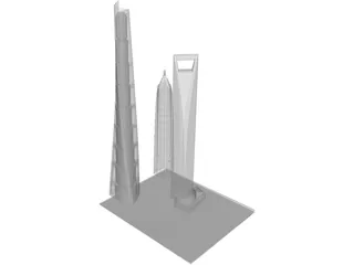 Shanghai Tower 3D Model