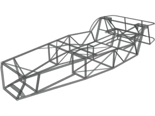 Lotus 7 Chassis 3D Model