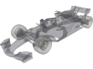 Mercedes Formula One 3D Model