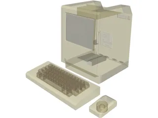 Apple Macintosh 128K 3D Model