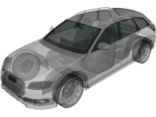 Audi A4 Allroad (2010) 3D Model