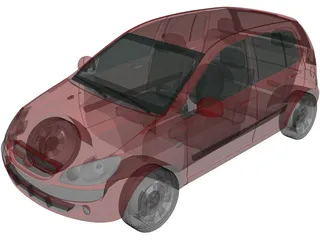 Hyundai Getz (2006) 3D Model