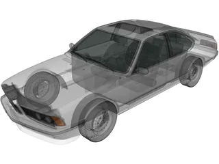 BMW 6-series 635CSi E24 (1978) 3D Model