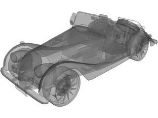 Morgan Roadster 3D Model