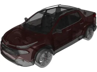 Fiat Toro 3D Model
