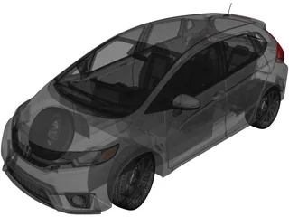 Honda Fit [Jazz] (2017) 3D Model