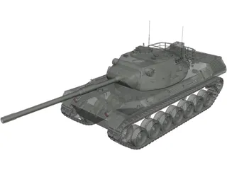 Leopard 1 3D Model