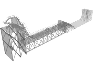 Mega Ramp 3D Model