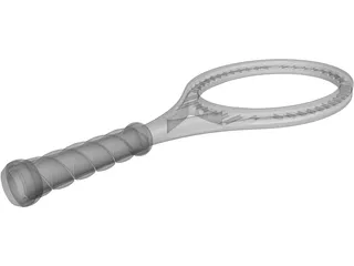 Tennis Racquet 3D Model