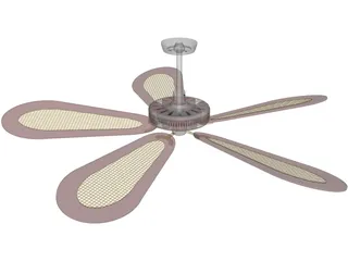 Ceiling Fan Fancy 3D Model