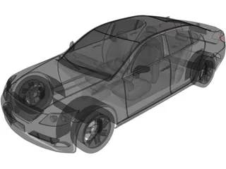 Lexus LS460 3D Model