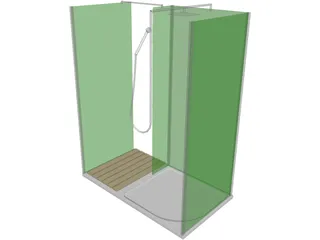 Shower Enclosure 3D Model