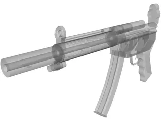 Heckler&Koch MP5SD 3D Model