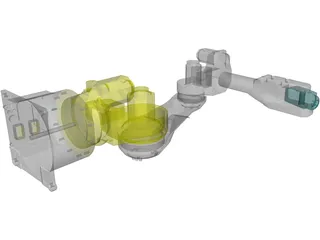 Fanuc M16ib - AM120iB 3D Model