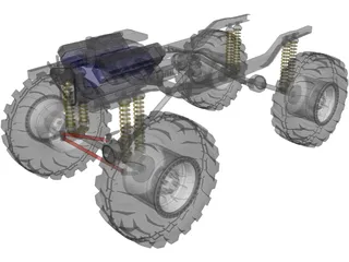 Chassis 4x4 3D Model