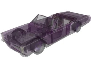 Pontiac GTO Convertible (1967) 3D Model