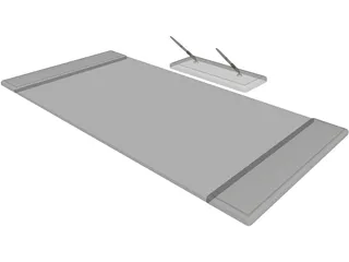 Desk Pad Set 3D Model