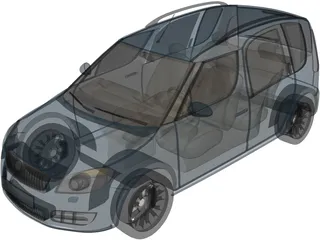 Skoda Roomster 3D Model